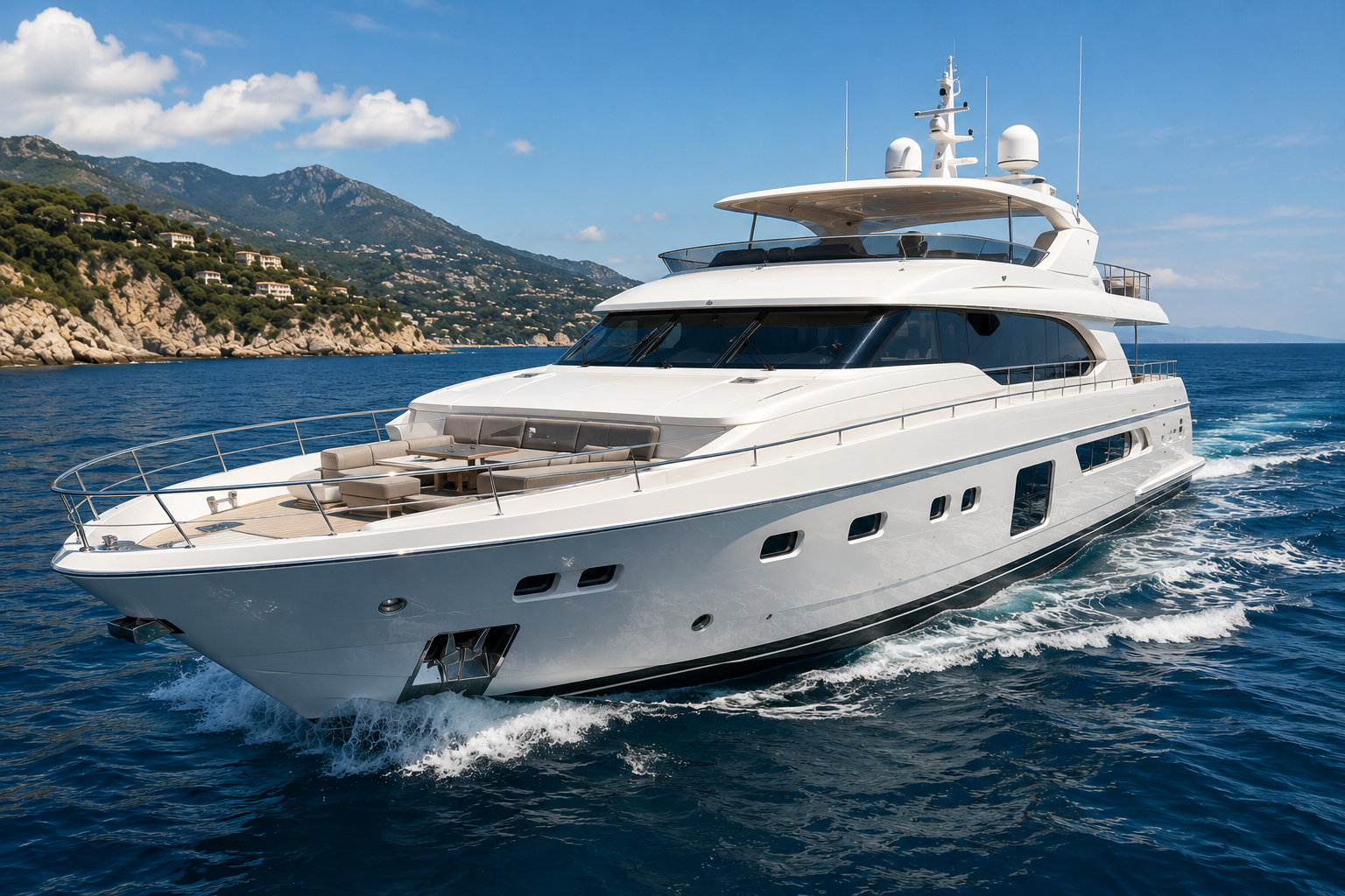 Luxury yacht